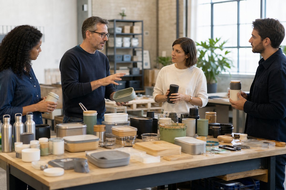 Reusable goods suggesting PaaS role in circular economy
